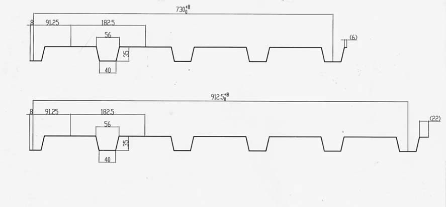 Schema Panou cutat H35 730, 912